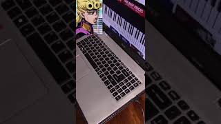 Giornos Theme but with Computer Keyboard shorts [upl. by Stronski]