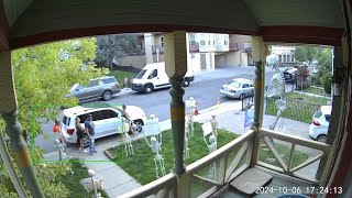 Man destroys Halloween display in Denver neighborhood [upl. by Kopple]