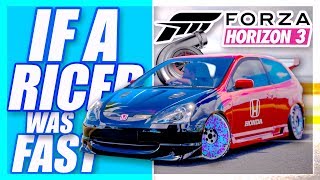 If a RICER was Fast  Forza Horizon 3 Skit [upl. by Adrahs]