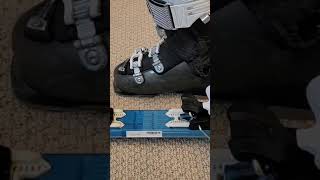 How to Adjust Kids Ski Bindings to Fit New Boots short shorts [upl. by Artened71]