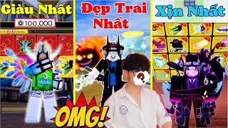 BloxFruit Lộ Mặt Youtuber Giàu Đẹp Trai ACC Siêu Xịn Vip Đây Ai Đây Ai Cũng Ngàu [upl. by Arvie]