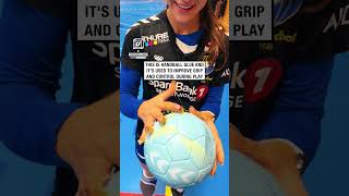 The perfect amount of handball glue 👌 🎥 ttporshandballdamer [upl. by Ttenaej]