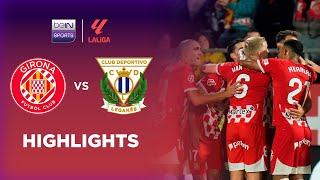 Girona 43 Leganes  LaLiga 2425 Match Highlights [upl. by Ahsaeyt]