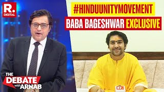 Baba Bagheswar Speaks To Arnab On Hindu Unity Movement And Sanjay Dutts Participation [upl. by Auqinal]