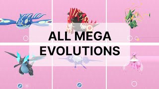 Every MEGA EVOLUTION In Pokémon GO [upl. by Bruyn691]