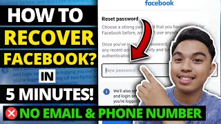 How to Recover Facebook Account Without Email and Phone Number 2024 l FACEBOOK RECOVERY 2024 [upl. by Atinra544]