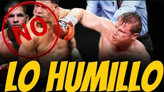 CANELO ALVAREZ HUMILLA A EDGAR BERLANGA EN PLENO COMBATE [upl. by Ahon]