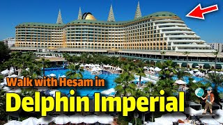 Delphin Imperial Hotel Uall Inclusive ANTALYA WALKING TOUR Travel Vlog  Delphin Imperial Hotel [upl. by Ahsiemal]