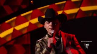 Christian Nodal  “ Probablemente “ Latin American Music Awards 2017  LAMAS [upl. by Barlow269]