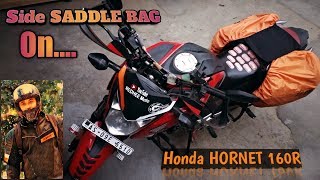 Saddle Bag on my Honda Hornet 160R [upl. by Lubow]