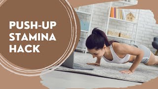 How to Increase Stamina for Push Ups The One Method You Need to Know NOW [upl. by Arekat]