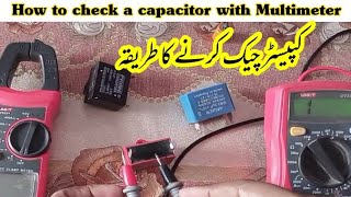 How to check capacitor with multimeter  Urdu Hindi [upl. by Tehc]