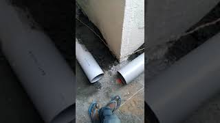 How to install drainage pipe in building Bangalore india [upl. by Rox]