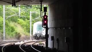 MI09  Départ de la gare de Cergy Le Haut sur la ligne A du RER [upl. by Eeralav]