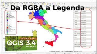 QGIS creare legenda a partire da colori rgba [upl. by Cowan123]