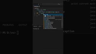 writing your first java code in vscodejavaprogrammingfaanggoogleytinsta [upl. by Batha]