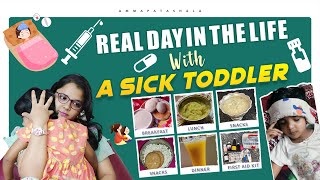 🤒Baby sick day full day vlog🤕Viral infection Home Remedies ampTips coldcoughfever time kids diet🤧 [upl. by Maryn]