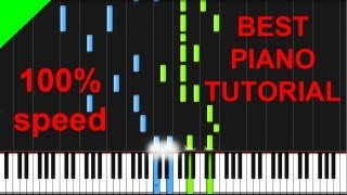 Martin Solveig feat Dragonette  Hello piano tutorial [upl. by Kittie]