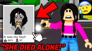 The CREEPIEST ROBLOX GAMES with the WORST SECRETS on BROOKHAVEN [upl. by Samot471]