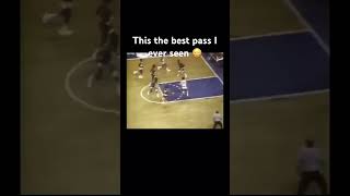 Best Basketball pass Ive ever seen 😳🔥🏀 [upl. by Hazeefah721]