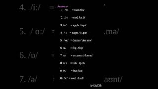 MonophthongsOU Sem 3 Textbook Exercises Unit 1 Pronunciation [upl. by Sana]