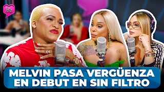 MELVIN TV PASA VERGÜENZA Y SE METE AL MEDIO SOLITO EN DEBUT EN SIN FILTRO [upl. by Ylek]