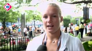 KikiBertens na de uitschakeling op US Open [upl. by Arvin]