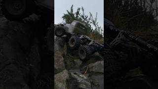 🤯 AMAZING 6x6 CRAWLER WITH CANTILEVER SUSPENSION youtubeshorts 6x6 rc trx6 [upl. by Stoddart891]