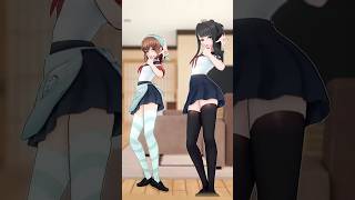 【MMD Yandere Simulator】 LE SSERAFIM 르세라핌 Crazy Challenge【AyanoampAmai】 [upl. by Airrotal]