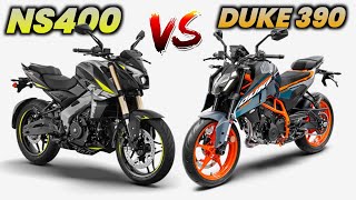 Bajaj Pulsar Ns400 VS Duke 390 💥 On Road Price  Mileage  Top Speed  New Pulsar Ns400 2024 [upl. by Pulchia]