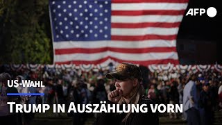 USPräsidentschaftswahl Trump derzeit in Auszählung vorn  AFP [upl. by Agler]