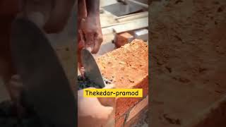 Brick finishing workconstraction video viralvideo civilengineering trending reels ytshorts [upl. by Elaval]