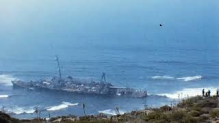 USS BELET DE599 amp ADA109  AKA MEXICAN ARM CALIFORNIA B3  WRECK AND GROUNDING OFF BAJA CA 1972 [upl. by Narine]