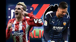 Atletico Madrid VS Valencia Jornada 5  La Liga [upl. by Riess]