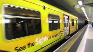 HD Merseyrail Trains in Central Liverpool  160416 [upl. by Palila972]