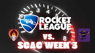 SCAC Week 3 Rocket League vs Concordia [upl. by Pawsner]