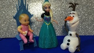 FROZEN Elsa Baby Abbie Plays Hide and Go Seek with Olaf [upl. by Rehm]