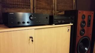 Amplificador Hi Fi Integrado Onkyo A 9050 Mi experiencia personal [upl. by Ailecnarf]