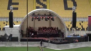 Probe Adventskonzert im Stadion Dresden [upl. by Huai]