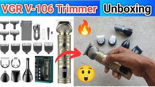 best trimmer under 1000 VGR V106 unboxing and review of this trimmer sabse sasti or sabse bdiya [upl. by Carry]