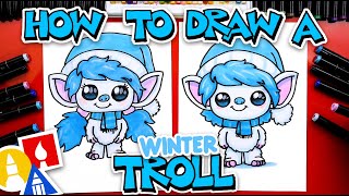 How To Draw A Winter Troll [upl. by Dorree]