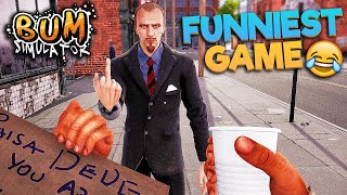 I BECAME HOMELESS  BUM SIMULATOR 1 HINDI [upl. by Kersten]