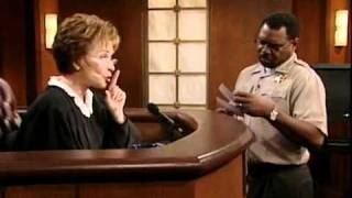 Judge Judy in SLOMO  drunk runs into pole on tape [upl. by Infeld]