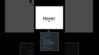 Text Hover Shorts  html css csshover shorts [upl. by Skutchan]