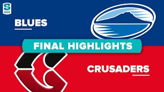 Super Rugby Pacific  Blues v Crusaders  Final Highlights [upl. by Calli]