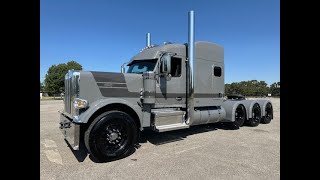 The Grey Ghost 2025 Peterbilt 589 4Axle Heavy Haul Working Show Truck [upl. by Llenel752]