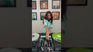 Mixing Drum amp Bass vinyl records 🔥 dnb drumandbass djmichelle [upl. by Lletnom]