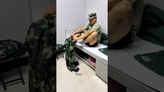 Japan army hangs the bed on its back shortsvideo [upl. by Anreval]