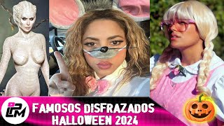 Famosos y sus disfraces Halloween 2024 [upl. by Skilken]