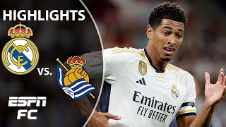 🚨 COMEBACK KINGS 🚨 Real Madrid vs Real Sociedad  LALIGA Highlights  ESPN FC [upl. by Chatav102]